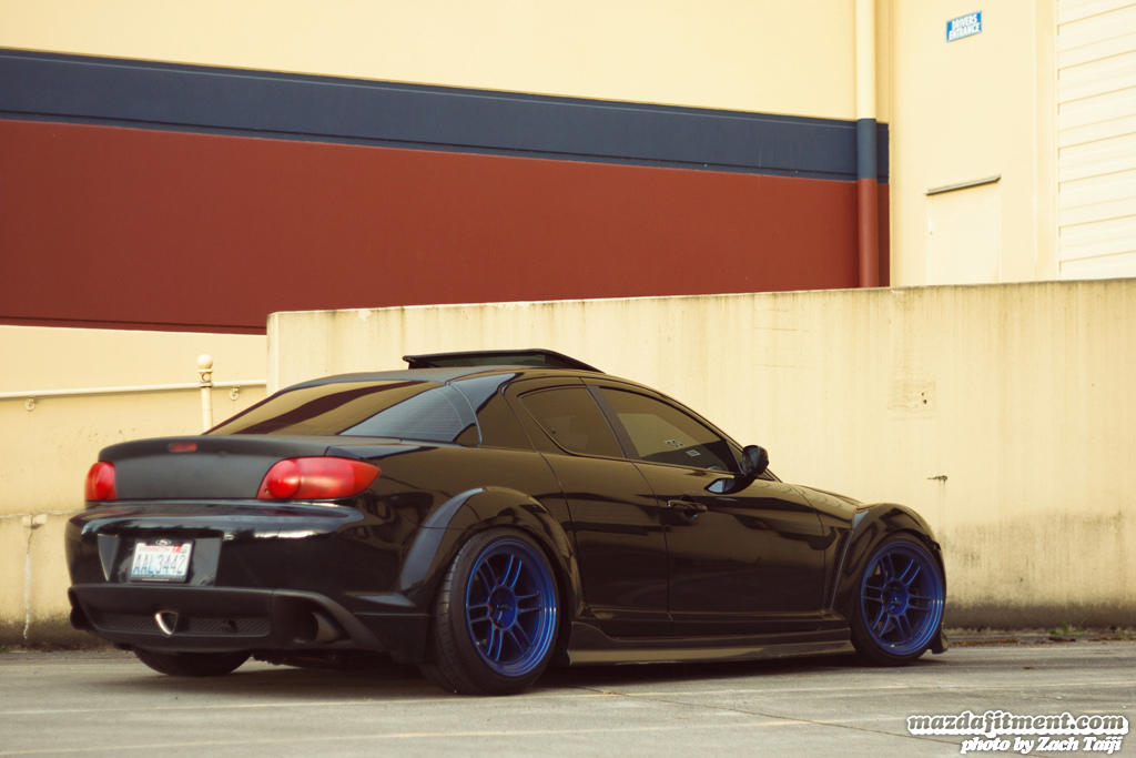 RX-8 on Royal Blue – Mazda Fitment