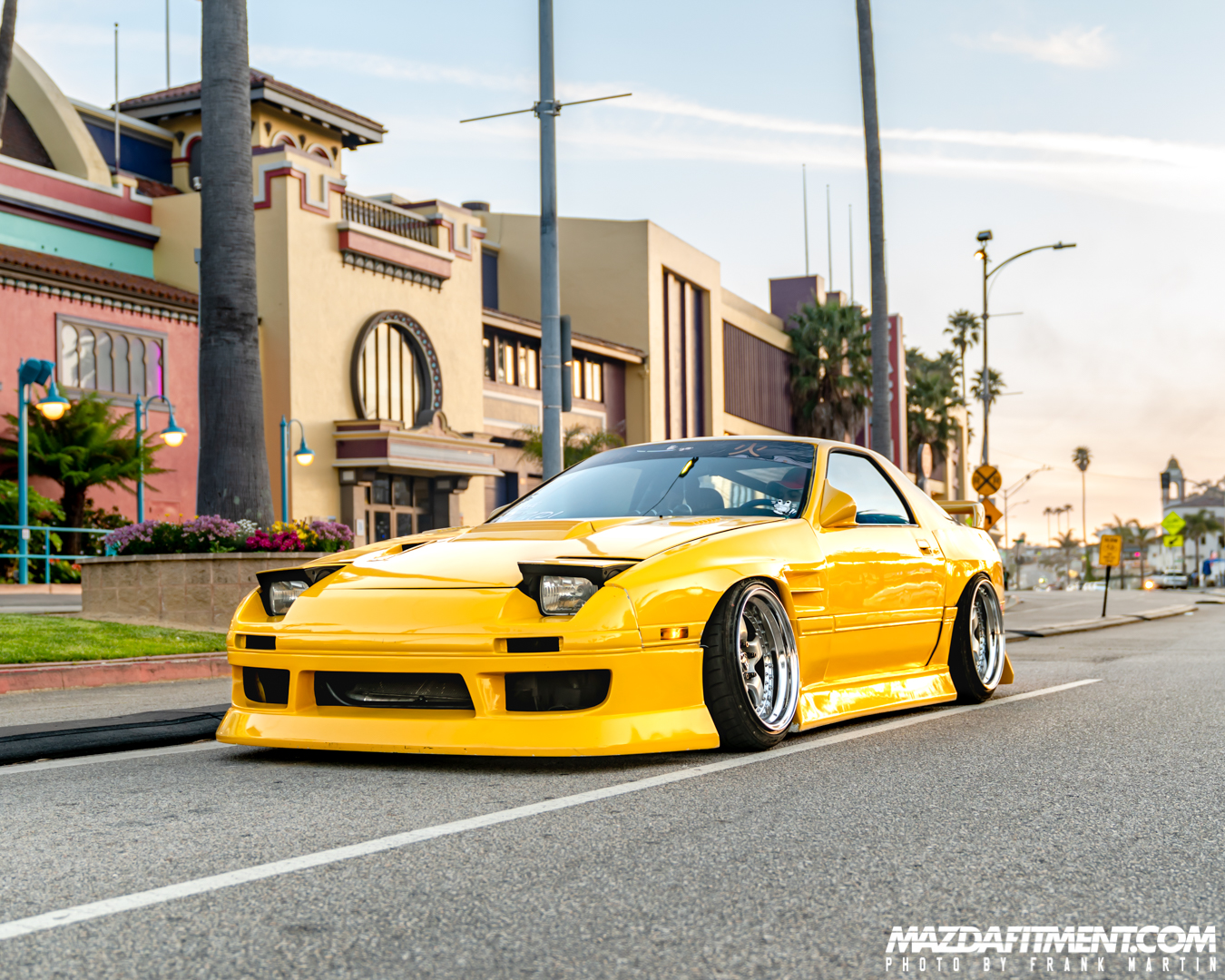 Drift Games - Josh's FC RX-7 looking particularly yellow