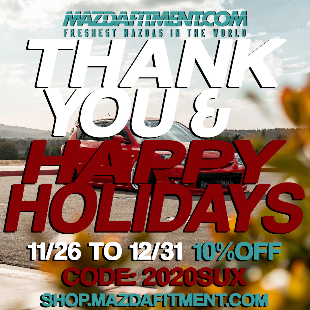 Thank You Happy Holidays Mazda Fitment