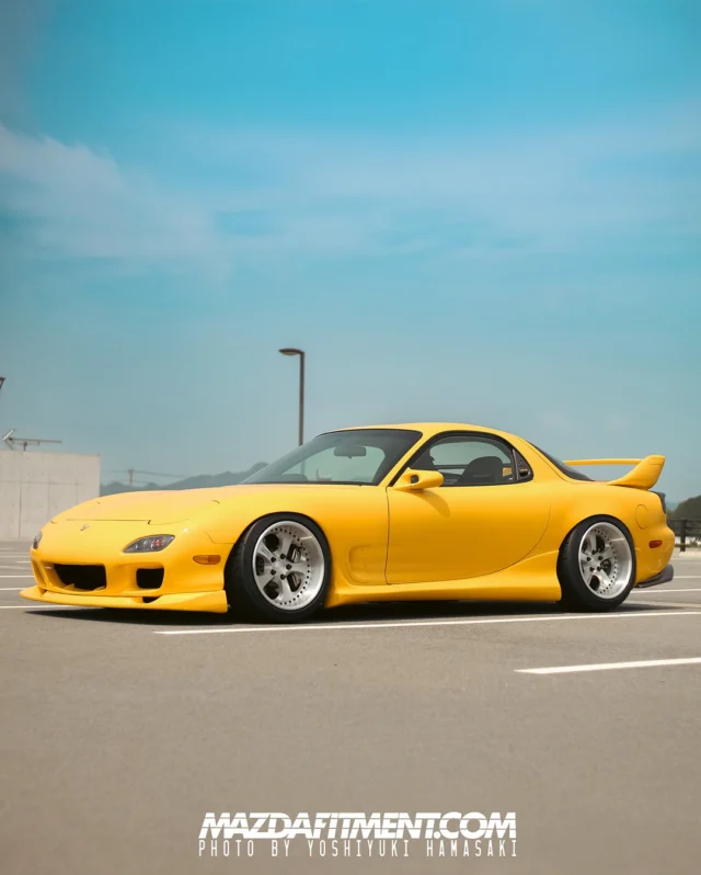 For over a 11 years, we’ve had the privilege of documenting the evolution of @yoshi.fd3s 2001 Sunburst Yellow RX-7 FD3S. From its early days to its current refined form, Yoshiyuki’s RX-7 has stood as a benchmark in the Mazda community, blending timeless style, purposeful modifications, and a dedication to precision that reflects years of passion. Live on mazdafitment.com
.
.
.
#mazdafitment #mazda #fitment #mazdarx7 #rx7 #fd3s #fdrx7 #13b #13brew #rotary #7sday #slammed #stance #static #coilovers #lowstyle #reamemiya #mazdaspeed #tdemand #jdm #cars #automotive #freshestmazdasintheworld